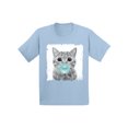 thumbnail image 1 of Awkward Styles Baby Cat Blowing Gum T Shirt Cat Lovers Lovely Gifts for Kids Cute Infant Shirt Cat with Gum Cat Shirt Animals Prints Kids T Shirt Cat Infant Tshirt Cute Gifts for Children Cat Clothing, 1 of 4