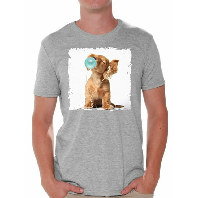 Awkward Styles Baby Dog Tshirt Puppy with Blue Gum T Shirt Dog Clothing Animal T-Shirt for Men Funny Animal Gifts DogT Shirt Cute Animal T Shirt Pug Shirt Cute Puppy Men Shirt Funny Animal Gifts