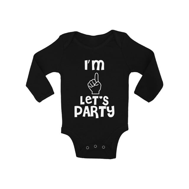 Awkward Styles Baby My First Birthday Outfits Girls Boys 1 Year Old Boy Girl Gifts Long Sleeve 1st Birthday Baby Bodysuit Baby Boy Baby Girl First Birthday Gifts Dinosaur Unicorn Birthday Party