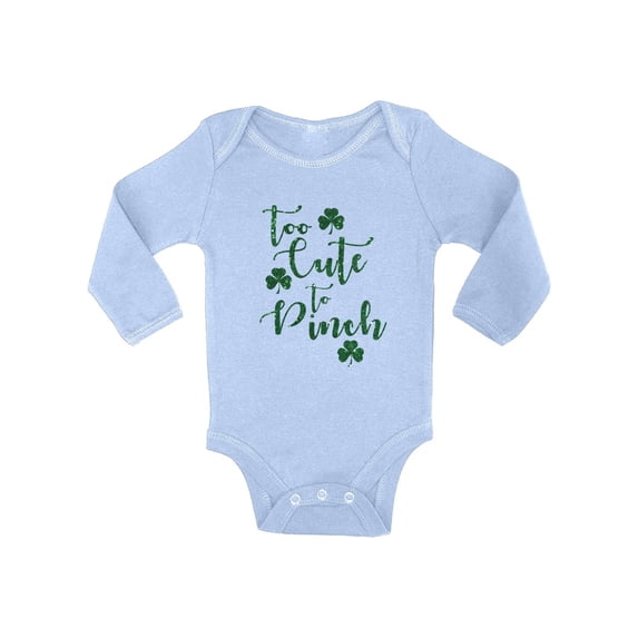 Awkward Styles Baby USA Heart Flag Graphic Baby Long Sleeve Bodysuits Tops Super American Patriotic 4th of July