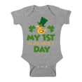 thumbnail image 1 of Awkward Styles Baby's First St. Patrick's Day Bodysuit Short Sleeve First St. Patrick's Day Outfit Saint Patrick One Piece Top Cute Irish Gifts for Newborn Baby Lucky Irish Baby One Piece Top, 1 of 4