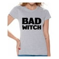 thumbnail image 1 of Awkward Styles Bad Witch Shirt Halloween Witch Tshirt Funny Halloween Shirts for Women Dia de los Muertos T Shirt Halloween Themed Holiday Shirts Day of the Dead Gifts for Her Trick or Treat Gifts, 1 of 4