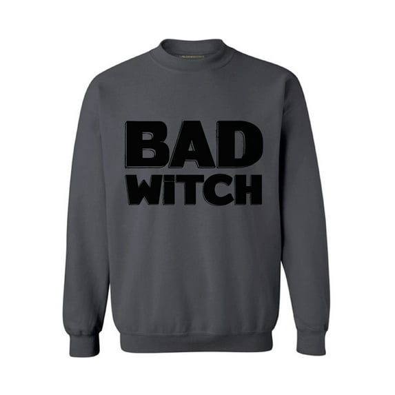 Awkward Styles Bad Witch Sweatshirt Funny Halloween Sweater Halloween Witch Outfit Dia de los Muertos Sweater for Men and Women Day of the Dead Gifts Halloween Party Sweatshirt Witch Sweater