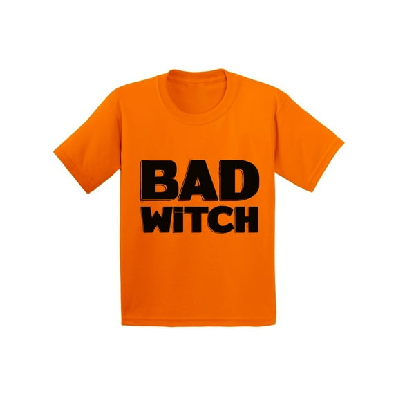 Awkward Styles Bad Witch Youth Shirt Halloween Witch Tshirt Funny Halloween Shirts for Kids Dia de los Muertos T Shirt Halloween Themed Holiday Shirts Day of the Dead Gifts Trick or Treat Gifts