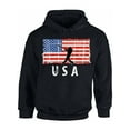 thumbnail image 1 of Awkward Styles Baseball USA Hoodie United States of America 4th of July Men Sweatshirt Free to Be Me 4th of July Women Sweatshirt One Nation USA Patriotic Sweater for Men Women Independence Day, 1 of 5