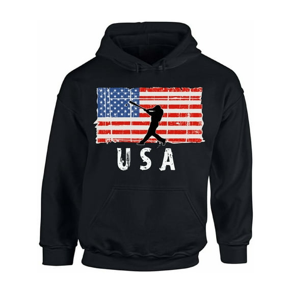 Awkward Styles Baseball USA Hoodie United States of America 4th of July Men Sweatshirt Free to Be Me 4th of July Women Sweatshirt One Nation USA Patriotic Sweater for Men Women Independence Day
