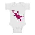 thumbnail image 1 of Awkward Styles Basketball Dinosaur Baby Bodysuit Short Sleeve Basketball One Piece Top for Baby Dinosaur Bodysuit Basketball Fans Dinosaur Basketball Short Sleeve One Piece Top Dinosaur Gifts for Baby, 1 of 4