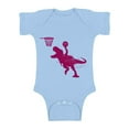 thumbnail image 1 of Awkward Styles Basketball Dinosaur Baby Bodysuit Short Sleeve Basketball One Piece Top for Baby Dinosaur Bodysuit Basketball Fans Dinosaur Basketball Short Sleeve One Piece Top Dinosaur Gifts for Baby, 1 of 4