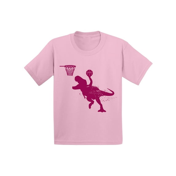 Awkward Styles Basketball Dinosaur Infant Shirt Dinosaur Tshirt for Baby Basketball T Shirt Dinosaur Gifts for Baby Boy Dinosaur Shirt for Baby Girl Funny Dinosaur Outfit for Baby Mini Basketball Fans
