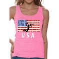thumbnail image 1 of Awkward Styles Basketball USA Women Tank Top 4th July Party USA Patriotic Tank for Women Proud American Pro America Women Top 4th of July Gifts American Flag Shirt for Women, 1 of 4