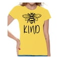 thumbnail image 1 of Awkward Styles Be Kind Women's T Shirt Tops Bee Kind Tee Shirt Women's Motivational Shirts, 1 of 4