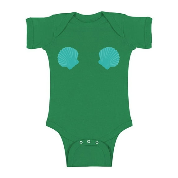 Awkward Styles Beach Baby Bodysuit Short Sleeve Shell Romper for Kids Summer Romper for Boys Beach One Piece for Girls Shell Romper for Children Beach Gifts for Little One Summer Clothing Vacation Top