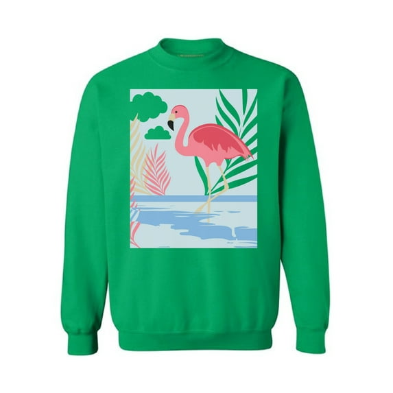 Awkward Styles Beach Party Sweatshirt Pink Flamingo Sweatshirt for Him Flamingo Collection Pink Flamingo Sweatshirt for Her for Women Summer Sweater for Men Pink Flamingo Pink Flamingo Outfit