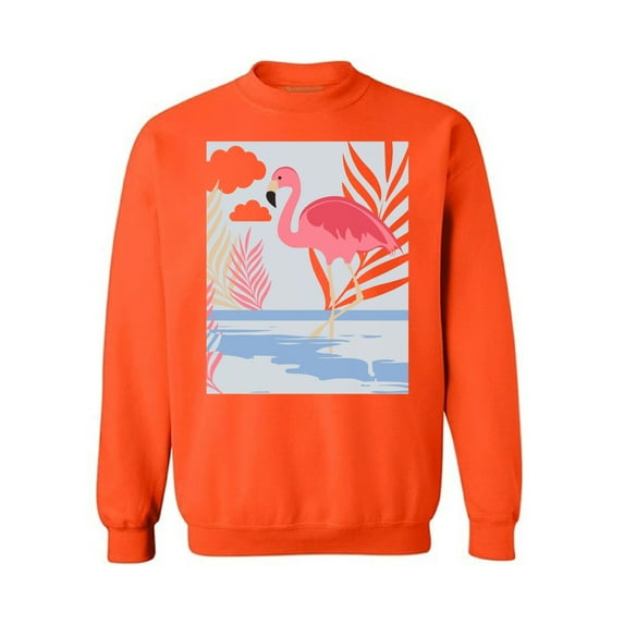 Awkward Styles Beach Party Sweatshirt Pink Flamingo Sweatshirt for Him Flamingo Collection Pink Flamingo Sweatshirt for Her for Women Summer Sweater for Men Pink Flamingo Pink Flamingo Outfit