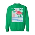 thumbnail image 1 of Awkward Styles Beach Party Sweatshirt Pink Flamingo Sweatshirt for Him Flamingo Collection Pink Flamingo Sweatshirt for Her for Women Summer Sweater for Men Pink Flamingo Pink Flamingo Outfit, 1 of 5