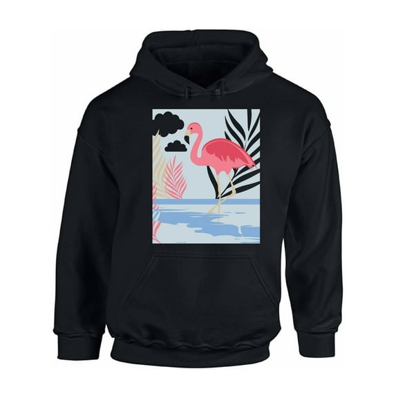 Awkward Styles Beach Party Unisex Hoodie Pink Flamingo Hoodie for Him Flamingo Clothes Summer Hoodie for Women Funny Flamingo Sweater for Men Gifts for Her Pink Flamingo Outfit for Men and Women