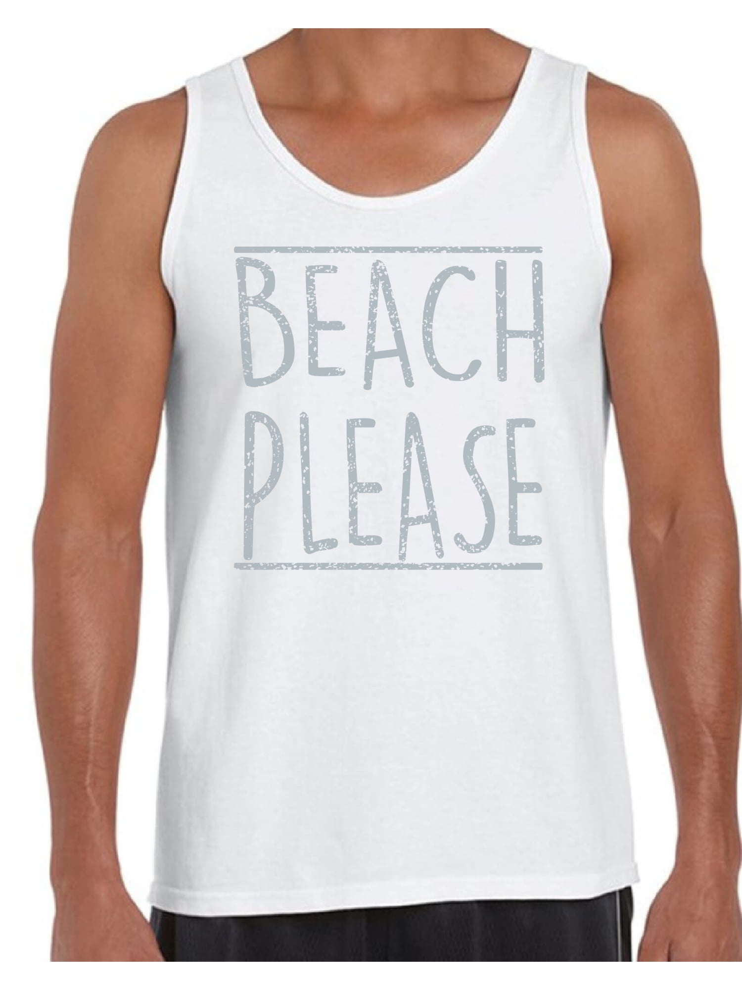 Awkward Styles Beach Please Men Tank Top Men's Vacation Tank Beach ...