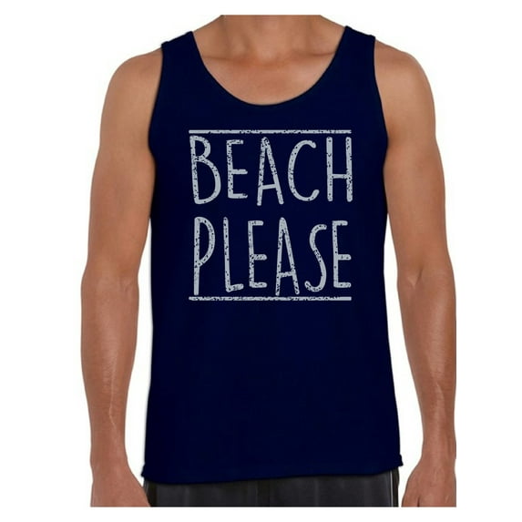 Awkward Styles Beach Please Men Tank Top Men's Vacation Tank Beach Muscle Shirt Hawaiian Outfit for Men Summer Vibes Tshirt Summer Vacation Shirts Vacay T-Shirt Travel Tshirt Hawaiian Party Outfit