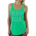 thumbnail image 1 of Awkward Styles Beach Please Women Racerback Tank Top Hawaiian Tank Summer Vacation Racerback Top Funny Summer Outfit Beach Party Hawaiian Tank Top Summer Workout Clothes Vacation Shirts for Women, 1 of 4