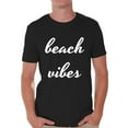 thumbnail image 1 of Awkward Styles Beach Vibes Shirt Men's Summer Vacation Tshirt Vacay Mode T-Shirt Beach Party Outfit Funny Summer Gifts for Him Vacation Shirts for Men On Vacation T-Shirt Beach Men's Tshirt, 1 of 4