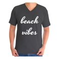 thumbnail image 1 of Awkward Styles Beach Vibes V Neck Shirt Men's Summer V Neck T-Shirts Hawaiian Shirt Beach T-Shirt Beach Outfit Summer Gifts for Him Vacation Shirts for Men On Vacation T-Shirt Beach Men's Tshirt, 1 of 4