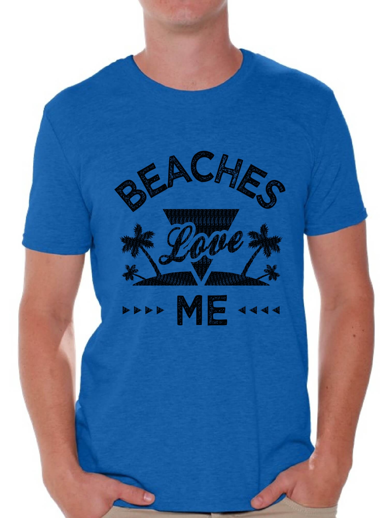 Awkward Styles Beaches Love Me Tshirt for Men Beach T Shirts Funny