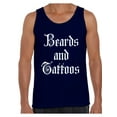 thumbnail image 1 of Awkward Styles Beards and Tattoos Tank Top for Men Tattooed Tank Tattoo Fitness Muscle Shirt Workout Clothes Cool Tattoo Gifts Tatted Men Cool Men's Tank Beach Tank Top Tattooed for Life Tattoo Fans, 1 of 4