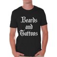 thumbnail image 1 of Awkward Styles Beards and Tattoos Tshirt for Men Tattoo Shirts Funny Tattoo Tshirt with Sayings Tatted Men's T Shirt Cool Tattoo Gifts for Him Tattoo Party Outfit Gifts for Tattoo Lovers Tattoo Fans, 1 of 4