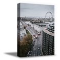 thumbnail image 1 of Awkward Styles Beautiful Cityscape Canvas Decor London Eye Framed Picture London Wall Art British Themed Decor London Eye Canvas Artwork Retro Poster for Room Decor Ready to Hang Canvas Decor, 1 of 7