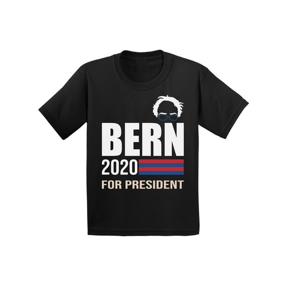 Awkward Styles Bern for President T-shirt Bernie 2020 Kids T Shirts US Elections