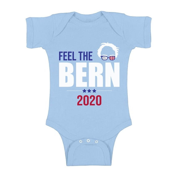 Awkward Styles Bernie Baby Bodysuit Feel the Bern Romper Bernie for President