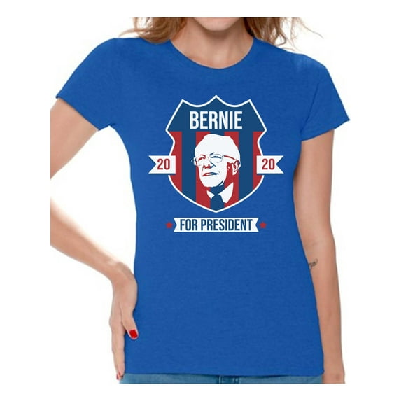 Awkward Styles Bernie Sanders 2020 T-Shirt Bernie for President Shirts for Women