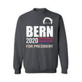 thumbnail image 1 of Awkward Styles Bernie Sanders Crewneck Top Bern for President 2020 Sweatshirts, 1 of 5