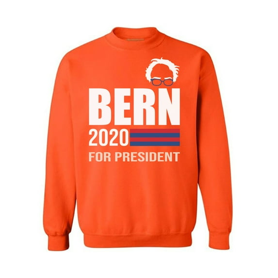 Awkward Styles Bernie Sanders Crewneck Top Bern for President 2020 Sweatshirts