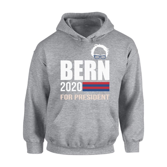 Awkward Styles Bern for President Hoodie Bernie 2020 Hooded Sweatshirt US Elections