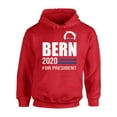 thumbnail image 1 of Awkward Styles Bernie Sanders Hoodie Bern for President 2020 Hooded Sweatshirt, 1 of 5