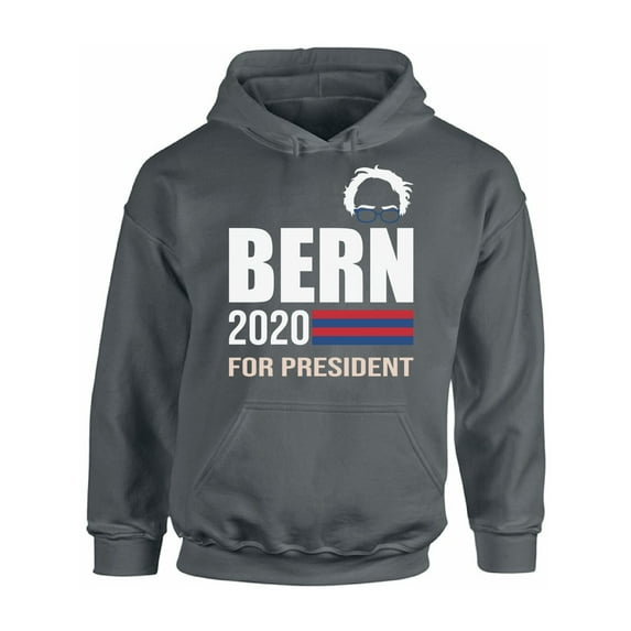 Awkward Styles Bern for President Hoodie Bernie 2020 Hooded Sweatshirt US Elections
