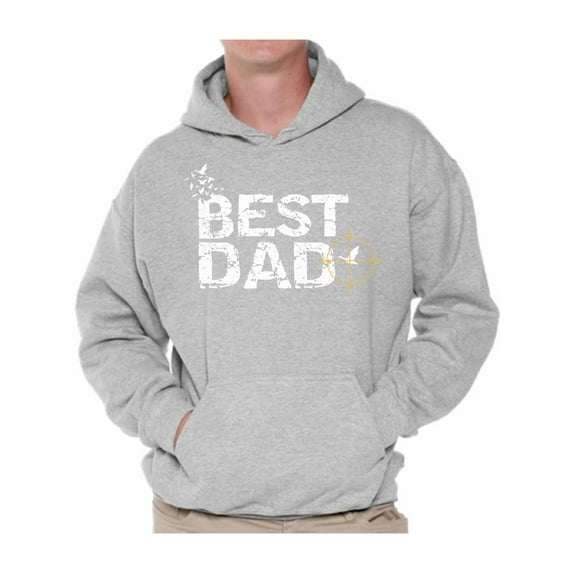 Awkward Styles Best Dad Clothes Hunting Hoodie for Him Best Father Ever Hoodie Best Daddy Gifts Hoodie for Men Best Hunter Hoodies Hunting Lovers Gifts Cute Gifts for Father Hunter's Sweater for Dad