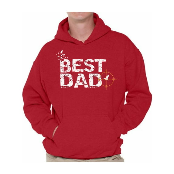 Awkward Styles Best Dad Clothes Hunting Hoodie for Him Best Father Ever Hoodie Best Daddy Gifts Hoodie for Men Best Hunter Hoodies Hunting Lovers Gifts Cute Gifts for Father Hunter's Sweater for Dad