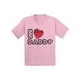 thumbnail image 1 of Awkward Styles Best Dad Ever T Shirt for Kids I Love Daddy Infant Shirt Red Heart T-Shirt Shirts for Boy Shirts for Girls Cute T-shirt for Girls Cool T Shirts for Boys Gifts for Children Love Shirts, 1 of 4