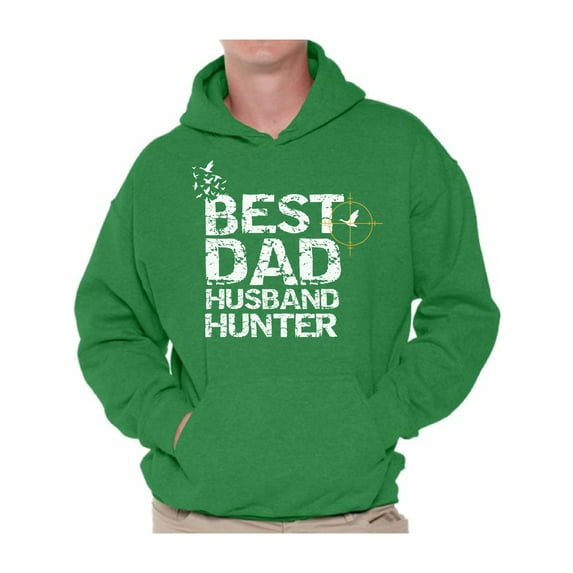 Awkward Styles Best Dad Husband Hunter Sweatshirt for Him Best Father Ever Hoodie Best Husband Hoodie Best Hunter Collection Hunting Lovers Gifts Cute Gifts for Husband Hunter's Sweater for Dad