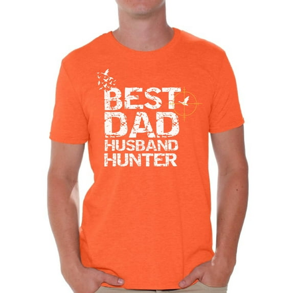 Awkward Styles Best Dad Husband Hunter T Shirt for Him Best Father Ever Tshirt Best Husband T Shirt for Men Best Hunter Collection Hunting Lovers Gifts Cute Gifts for Husband Hunter's T-Shirt for Dad