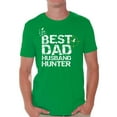 thumbnail image 1 of Awkward Styles Best Dad Husband Hunter T Shirt for Him Best Father Ever Tshirt Best Husband T Shirt for Men Best Hunter Collection Hunting Lovers Gifts Cute Gifts for Husband Hunter's T-Shirt for Dad, 1 of 4