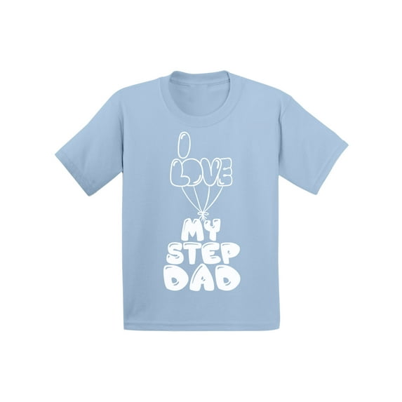 Awkward Styles Best Dad Infant Shirt for Kid I Love my Step Father Lovely Kids T Shirt Step Parents Gifts I Love my Dad Clothing Lovely Infant Shirt Original Collection Best Parents Gifts Kids T Shirt