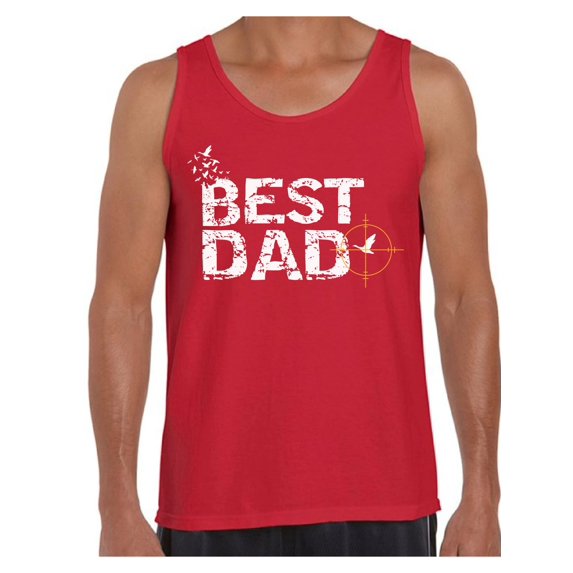 Awkward Styles Best Dad Tank Top Best Hunter Tank Top for Men Hunting Shirt for Daddy Best Father Tshirt Best Dad T Shirt for Men Best Hunter Clothes Collection Gifts for Dad Hunter's T-Shirt for Dad