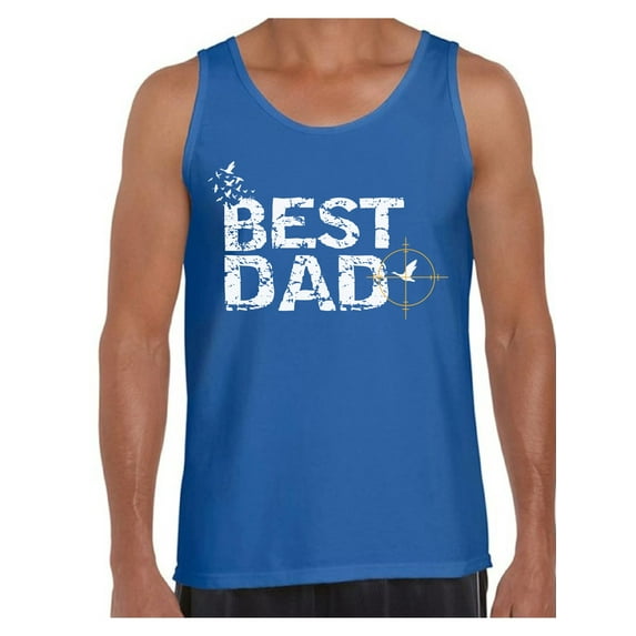 Awkward Styles Best Dad Tank Top Best Hunter Tank Top for Men Hunting Shirt for Daddy Best Father Tshirt Best Dad T Shirt for Men Best Hunter Clothes Collection Gifts for Dad Hunter's T-Shirt for Dad