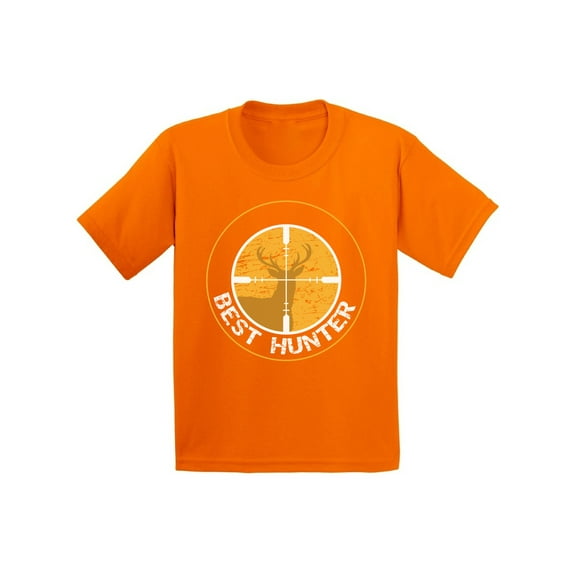 Awkward Styles Best Deer Hunter Kids T Shirt Deer Hunting Outfit for Kids Best Deer Hunter Ever Shirt for Kids Hunting Lovers T-Shirt for Children Hunting Shirt for Girls Hunting Shirt for Boy
