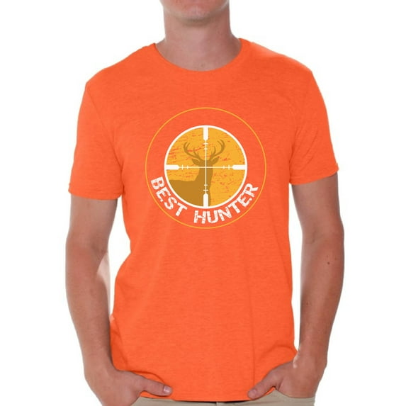 Awkward Styles Best Deer Hunter T Shirt for Men Best Hunter Ever Shirt Hunting Lovers T-Shirt for Him Hunting Shirt for Husband Hunting Birthday Gifts for Dad Deer Hunting Fans Best Hunter Clothes