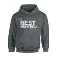 thumbnail image 1 of Awkward Styles Best Hunter Hoodie Best Hunter Unisex Sweater Hunting Sweater for Ladies Hunting Hoodie for Men Deer Hunting Clothing Collection Unisex Clothes for Hunters Stylish Hunter's Crewneck, 1 of 5