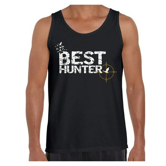 Awkward Styles Best Hunter T Shirt for Men Best Hunter Ever Shirt Hunting Lovers T-Shirt for Him Hunting Shirt for Husband Hunting Birthday Gifts for Dad Deer Hunting Fans Best Hunter Clothes